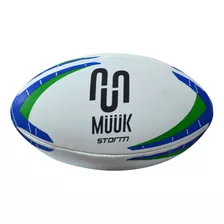 Balon De Rugby Storm #4 Muuk Color Blanco