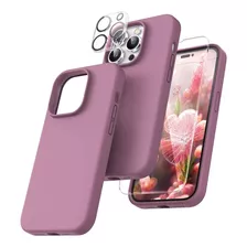 Funda Tocol Para iPhone 14 Pro C/cubre Cam Pant Lilac