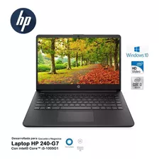 Laptop Hp Escolar 240-g7 Core I3-1005g1 4gb 500gb 14hd W10