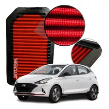 Filtro Ar Esportivo Hyundai Hb20 1.0 Turbo Hatch 2020 A 2024