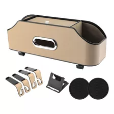 Caja De Almacenamiento Colgante Para Reposacabezas De Beige