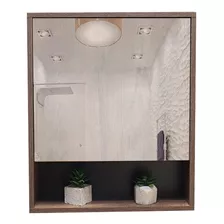 Gabinete De Baño Con Espejo 60x50 Cm Eclipta