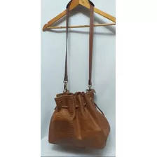 Cartera Bolso En Cuero Pasqualini Grande Muy Bien, Cataleya 