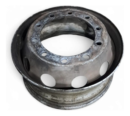 Roda Ferro 10 Furos 22.5×8.25 Cinza-escuro