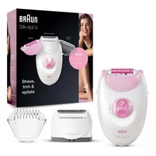 Braun Silk-épil 3, Depiladora Eléctrica Mujer 2en1