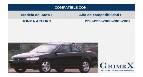 Espejo Accord Coupe 1998-1999-2000-2001-2002 Electrico Ore Foto 3