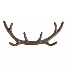 Esschert Design Db76 rustico Hierro Fundido Antler Ganchos