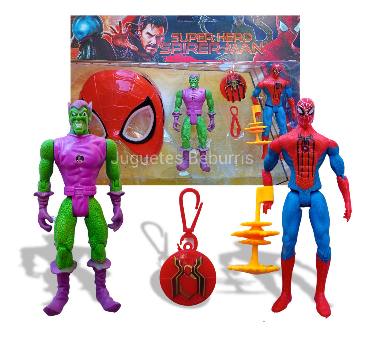 Muñeco Duende Verde, Muñeco Spiderman Mas Mascara Y Llavero - Avisos en  Juegos y Juguetes