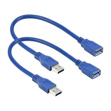 Riitop Cable De Extension Usb 3.0 Corto Tipo A Macho A Hembr