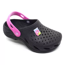 Babuche Chinelo Infantil Plugt Kids Menina Básico Preto