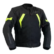 Campera Moto Samurai Ibiza Negro Blanco Rojo Ruta Rpm925