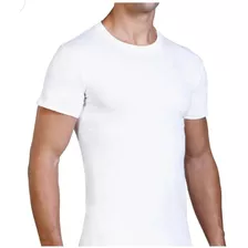 Zaga Playera Cuello Redondo Caballero Blanca 12 Piezas