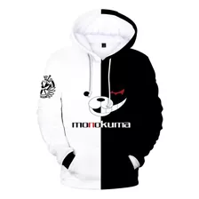 Sudadera Poleras Anime Monokuma Chompa Kawaii Danganronpa