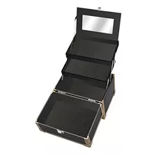 Joyeros - Black Carry All Cosmetics Organizador Deluxe Joyer