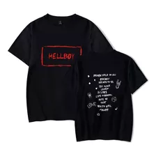 Camisa Camiseta Lil Peep Rapper Hellboy Albúm