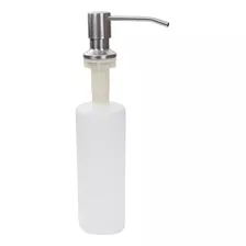 Dispenser Dosador Detergente Embutir Aco Inox Redondo 500ml