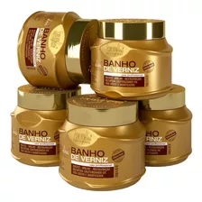 Kit 5 Banho De Verniz Forever Liss Brilho Hidratante 250g