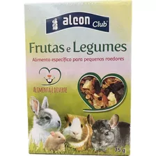 Ração Club Roedores Frutas E Legumes 75g Alcon