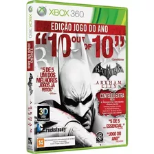 Batman Arkhan City Xbox 360 - Original - Edição Jogo / Usado