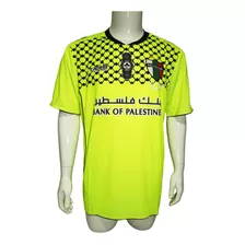 Camiseta Palestino Arquero 2020 Amarillo Flúor Nueva Capelli