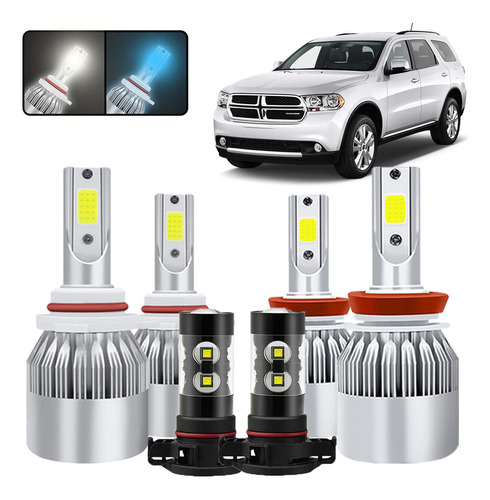 Kit De Focos Led 9005 H11 5202 Para Dodge Durango 2011-2013 Dodge Durango