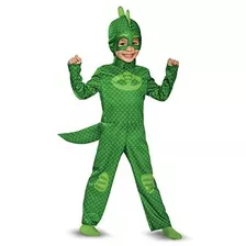 Disguise Gekko Classic Toddler Pj Masks Costume, Medium/3t-4t, Green
