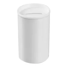 50 Cofrinho Plástico Branco 9,5x6 Cm Lembrancinha Cofre
