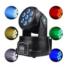 Cabezal Movil 7 Led X 12w Rgbw Robotico Dmx 13 Canales Dj