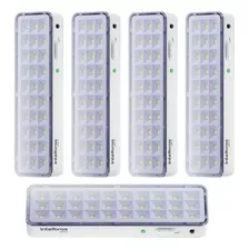 Kit 05 Luminária De Emergência Intelbras Lea 31 Led 100/240v