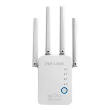 Repetidor Wifi Rompemuros Señal 4 Antenas Pix-link 