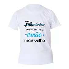 Camiseta Infantil Promovido A Irmão Mais Velho Personalizada