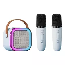 Caixinha De Som Karaokê C/ 2 Microfones Bluetooth Infantil