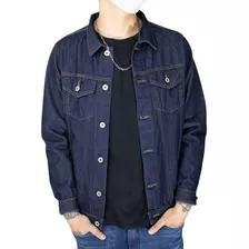 Campera De Jeans Oversize Rigida Hombres