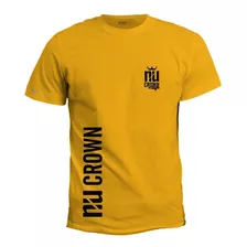 Camiseta Estampada Marca Nu Crown Original Hombre Inp Ecol