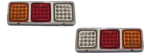 Foto de Stop Led Estaca Camioneta Chevrolet Toyota Mazda Kit Juego