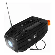 Bocina Linterna Portátil Carga Panel Solar Bluetooth Radio