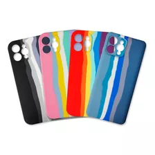 Funda Silicone Case Arcoiris | Para iPhone