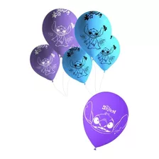 Globos Impresos Stitch 9 Pulgadas X 15 Unidades