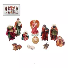 Pesebre De 5 Cm Santini Christmas Con 11 Figuras