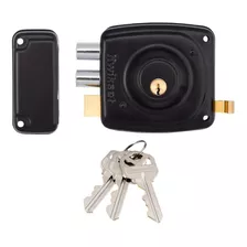 Cerradura De Sobreponer Fijo Kwikset 91910-209 Izquierda Color Negro