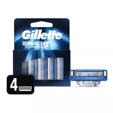 Carga Para Lâmina Gillette Mach3 Turbo - 4 Unidades