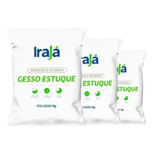 Kit 3 Un Gesso Estuque 1kg Irajá