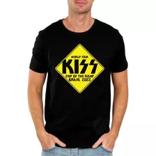 Camiseta Kiss 2022 End Of The Road Show Blusa Masculina