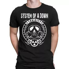 Camiseta Masculina System Of A Down Banda Rock Toxicity