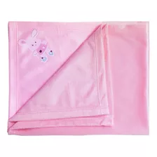Cobertor Para Boneca Laço De Fita 47x 58cm Rosa
