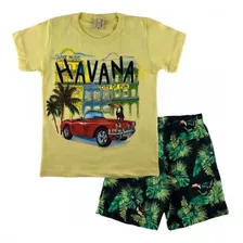 Conjunto Infantil Menino Havana Amarelo