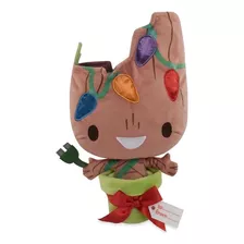 Disney Store Marvel Groot Con Luz Navidad Peluche Mide 26cm