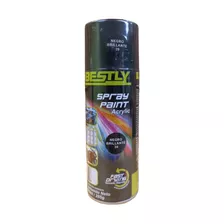 Pintura En Spray Acrilico Bestly Negro Brillante 400ml