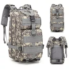 Mochila Tática Infinite 25l Camuflada Cinza Echolife -mo0031