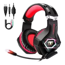 Diadema Gamer Usb Plug 3.5 Audio Microfono Control Volumen